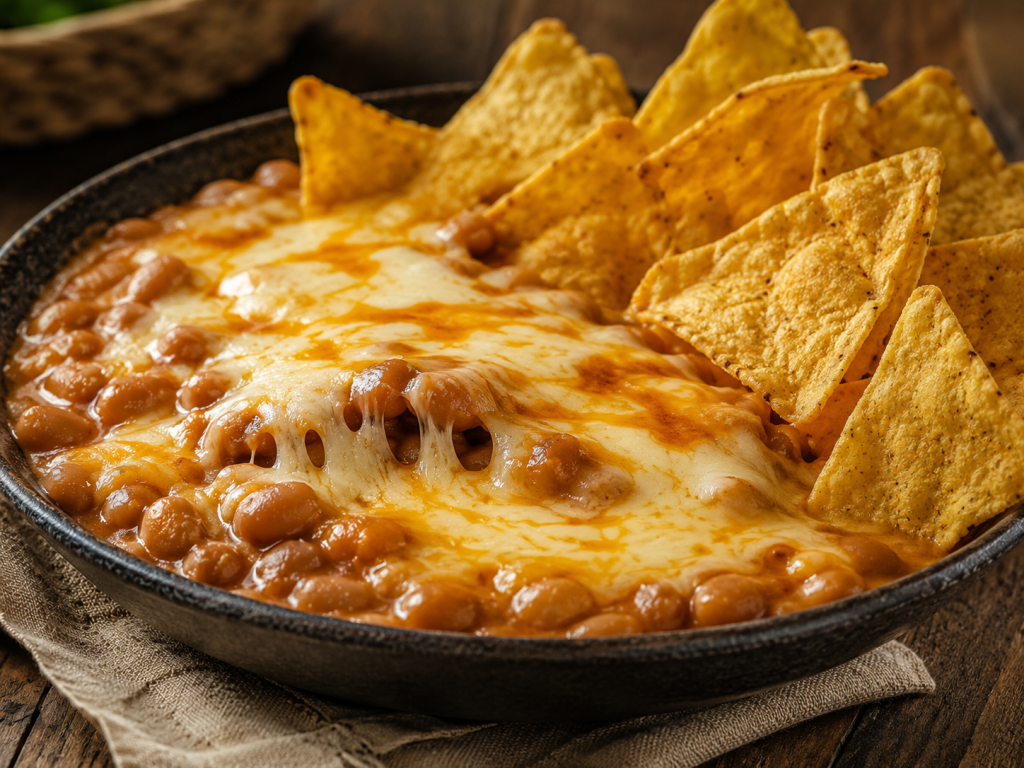 Beans with Cheese and Chips